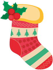 Red Socks Mistletoe - Meia De Natal Png