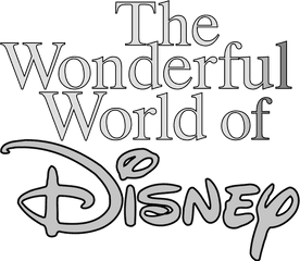 Filethe Wonderful World Of Disney Logosvg - Wikimedia Commons Calligraphy Png