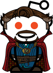 I Made A Doctor Strange Snoo For You - Reddit Snoo Avenger Png