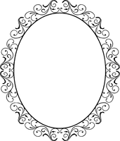 Picture Art Icons Frame Oval Computer Frames - Free PNG