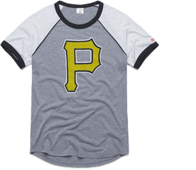 Womenu0027s Pittsburgh Pirates Ringer - Short Sleeve Png