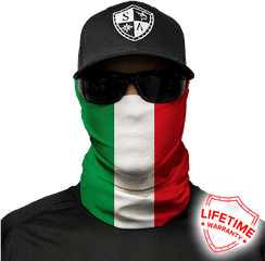 Download Italian Flag - Mahi Mahi Face Shield Full Size Face Shield Neon Purge Png