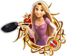 Kh Iii Rapunzel - Khux Wiki Kingdom Hearts Key Art 10 Png