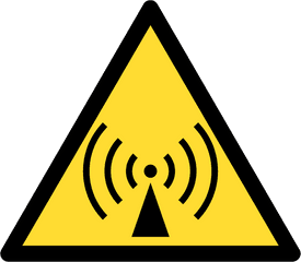 Radio Waves Hazard Symbol - W001 Allgemeines Warnzeichen Png