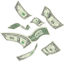 United Dollars Flying Dollar States File Formats - Free PNG