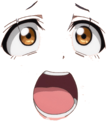 Anime Face Png - Free Transparent Png Lo 1203381 Png Scared Anime Face Png