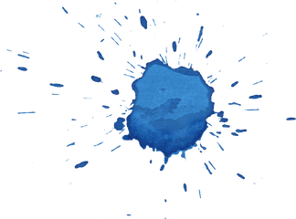 8 Blue Watercolor Drop Splash - Blue Watercolor Splash Png