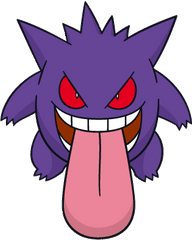 Gengar Transparent Png Image - Gengar With Tongue Out