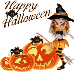 580 Halloween Gifs - Gif Abyss Page 20 Glitter Happy Halloween Png