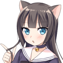 Cat Girl Face Transparent Png - Stickpng Anime Girl Face Cat