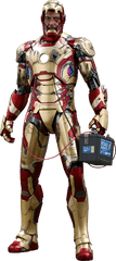 Iron Man Mark Xlii Quarter Scale Hot Toys - Hot Toys 1 4 Iron Man Png