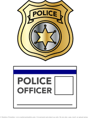 Pretend Play Fake Police Badge - Costelaria Da Serra Png