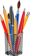 Pen And Pencil Png Download - Transparent Background School Clipart