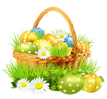 Basket Egg Easter Picture Free Download PNG HQ