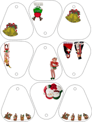 Download Hd Christmas Gift Tag - Christmas Hang Tag Template Png