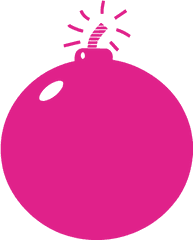 Barbie Pink Bomb 3 Icon - Free Barbie Pink Bomb Icons Bomb Black Png