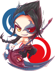 Kayn Art - Oflol Kayn League Of Legends Chibi Png