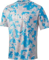 Huk Icon Xkc Refrction Camo Ss Med - Short Sleeve Png