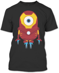 Marvel The Avengers Minion Stuart Iron Man Minions T Shirt Png Logo