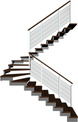 Staircase Transparent Image - Clip Art Stairs Transparent Background Png