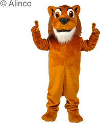 Larry Lion Mascot Costume - Mascot Png