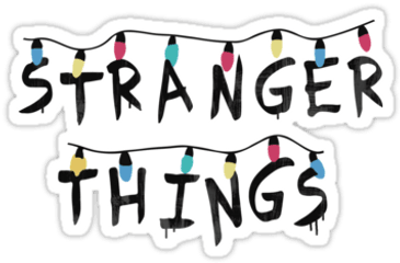 Cosas MÃ¡s ExtraÃ±as Luz De Navidad - Stranger Things Stickers Lights Png