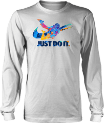Nike Just Do It Parachute Shirt - If Youre Reading This Trump Is Your President Png