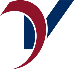 Red And Blue V Logo - Logo With D And V Png