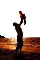 Recreation Silhouette Family Fathers Father Day - Free PNG