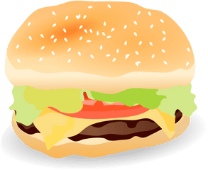 Whopper Sandwich Hamburger Png Clipart - Small Burger Png Transparent