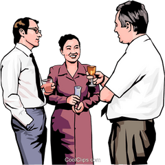 People Meeting - Meeting At A Party Png