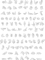 Wrapping Paper Cartoon Hand Png Clipart - Horizontal