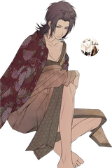 Download Anime Hair - Anime Boy In Kimono Png Full Size Renders Anime Boy