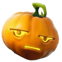 Fortnite Skin Pumpkin Head Face Sticker - Fortnite Jack Gourdon Face Png