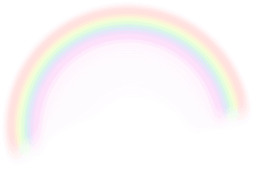 Snapchat Hearts Filter Png Image - Realistic Rainbow Png Transparent