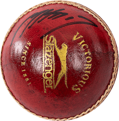 Matthew Hoggard Signed Red Cricket Ball - For Cricket Png