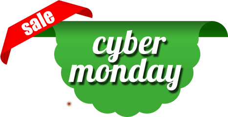 Free Download High Quality Cyber Monday Png Ribbon - Transparent Background Cyber Monday Png