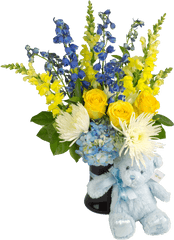 Blue Flower Bouquet Png U2013 Free Images Vector Psd - Bouquet