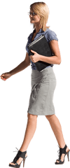 Download Business People Walking Png - Business Woman Walking Png