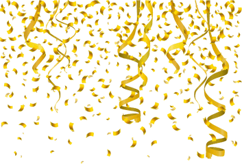 Gold Confetti Clipart Png - Gold Confetti Clip Art