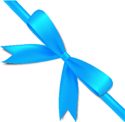 11 Blue Ribbon Icon Images - Light Blue Ribbon Png