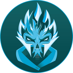 Blue Fire Skull Icon Behance - Museum Park Png