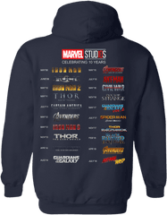 Download Hd Marvel Studios Ten Years - Cool Basketball Hoodies Png