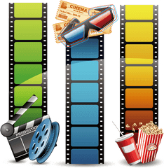 Download Free Png Filmstrip Picture - Movie Film Strip Background Png