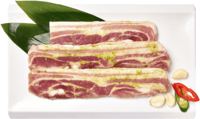 Bamboo Leaves - Pork Ribs Png