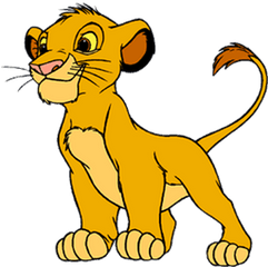 Cartoon Lion Transparent Png - Cartoon Simba Lion King