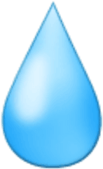 Drop Water Emoji Singledrop Sticker - Drop Png