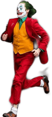 Running Joker Transparent Image - Joker Running Transparent Png