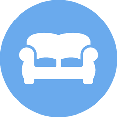 Download Hd Living Room Icon Png - Linkedin Logo Png Circle Nemo Bot