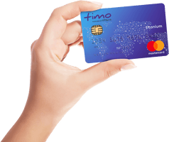 Female Photos Hand Credit Holding Card - Free PNG